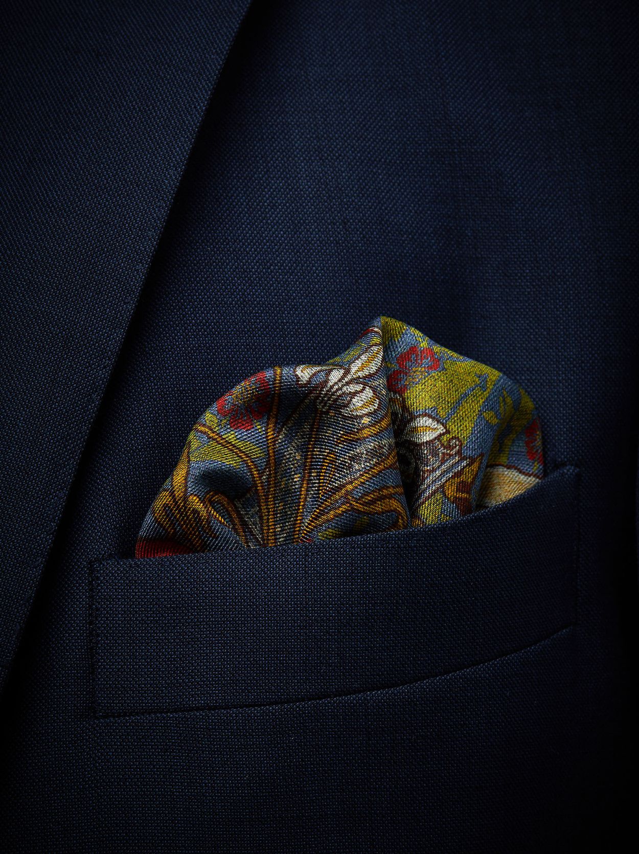 Green Pocket Square Motif