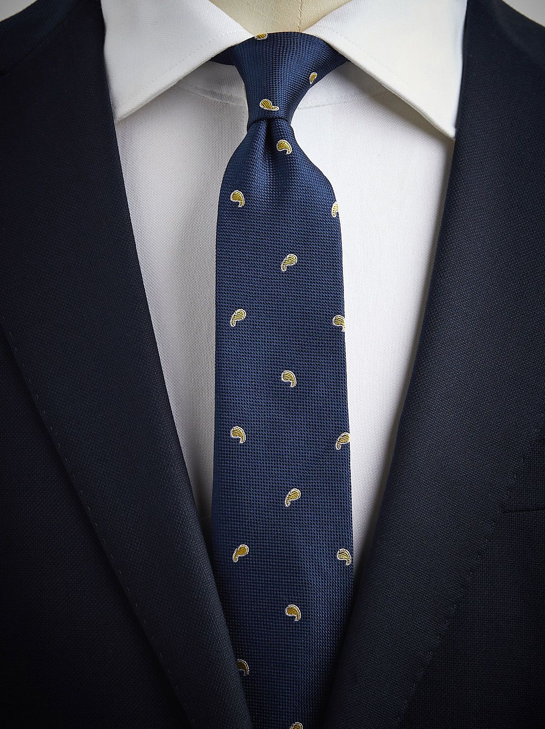 Blue Tie Small Paisley