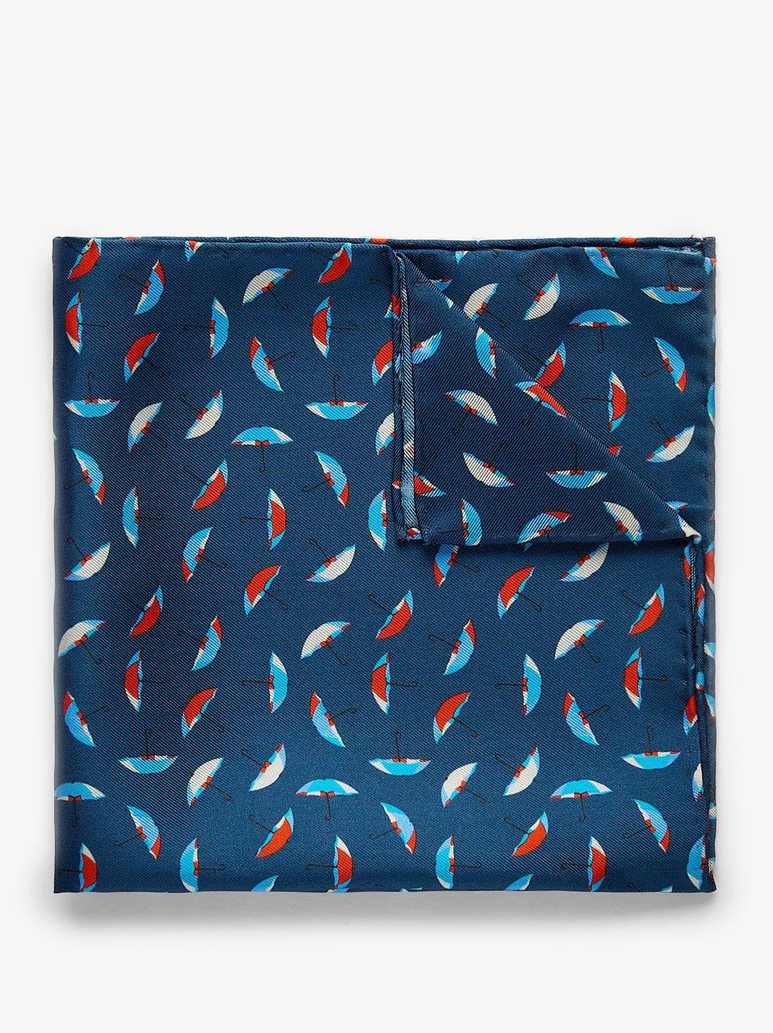 Blue Pocket Square Motif