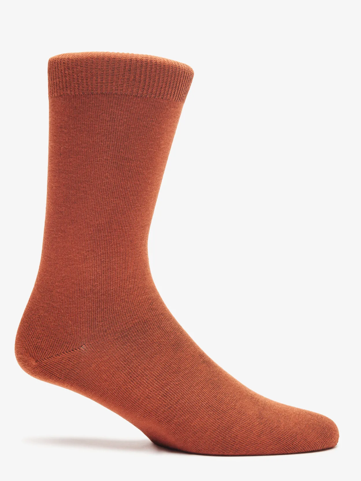 Dark Orange Socks Rye