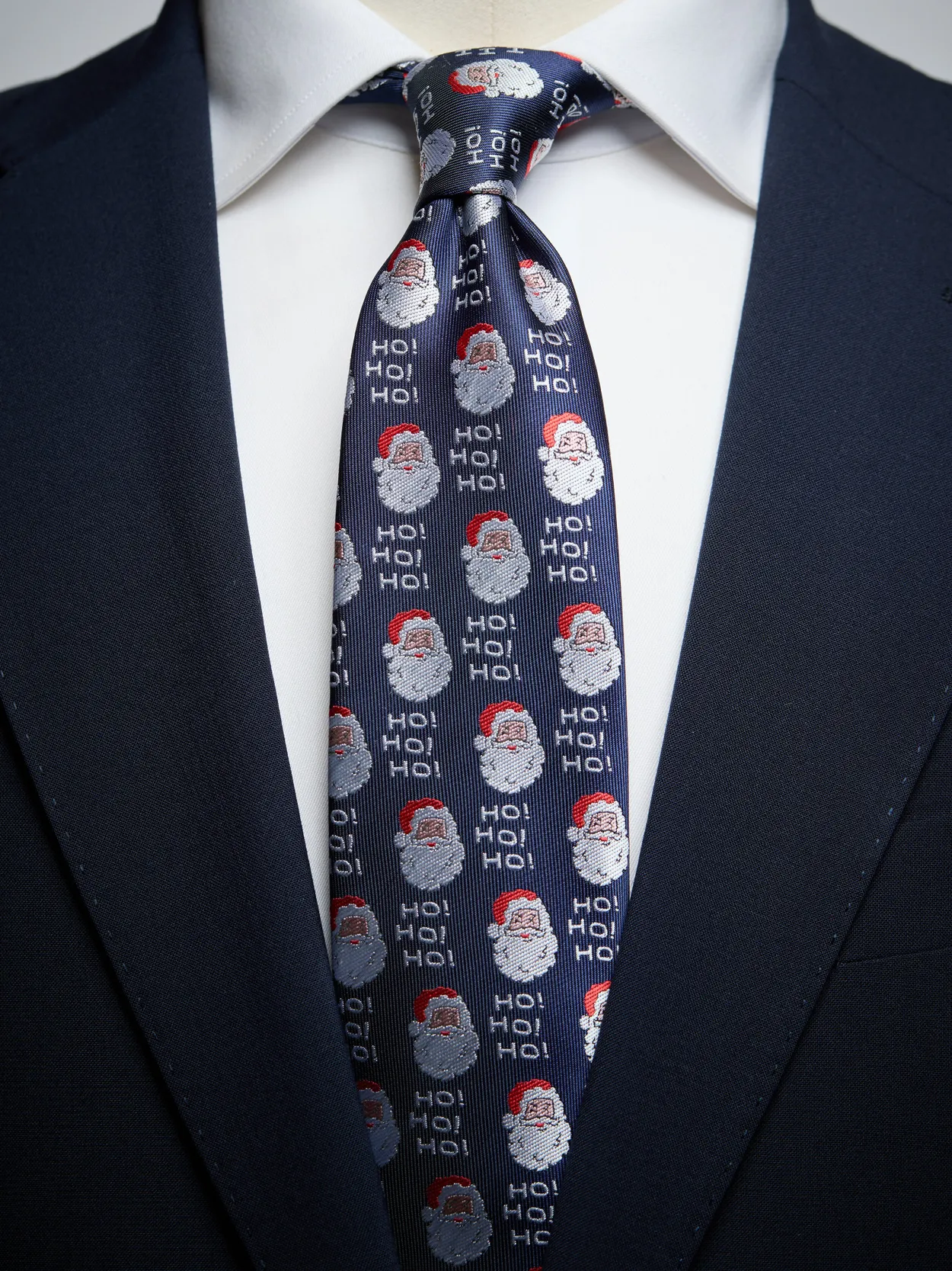 Blue Christmas Tie