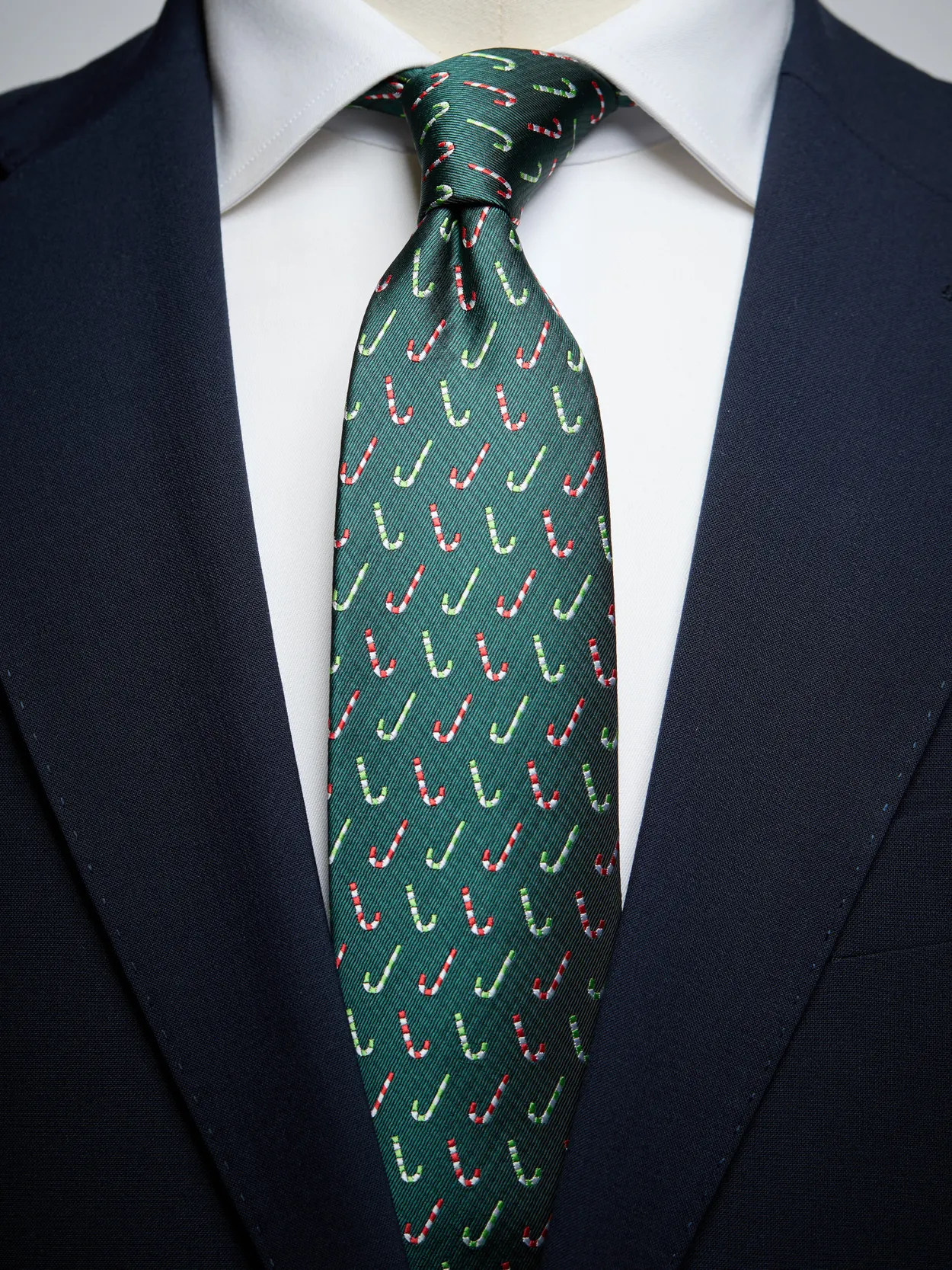 Green Christmas Tie