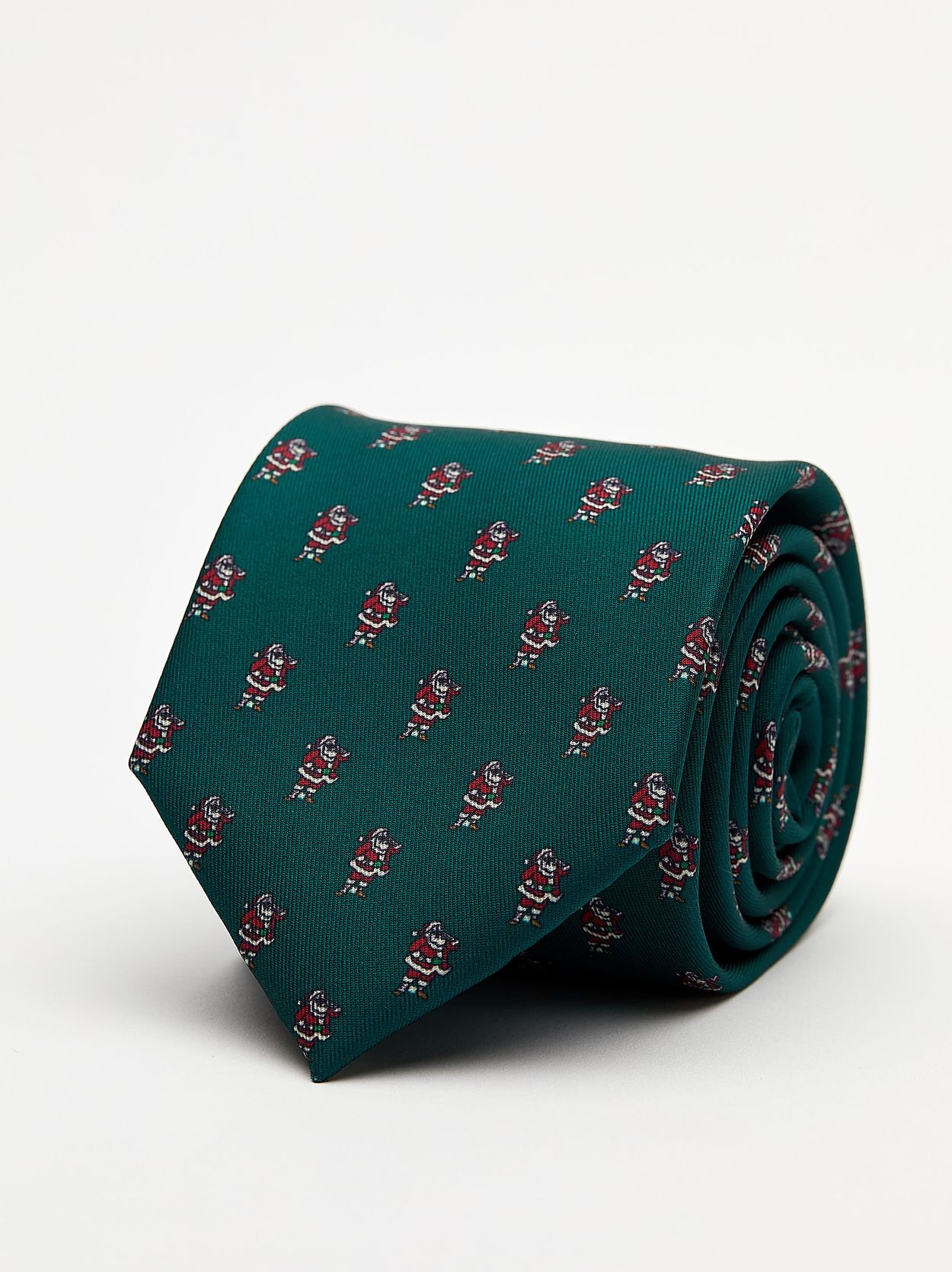 Green Christmas Tie