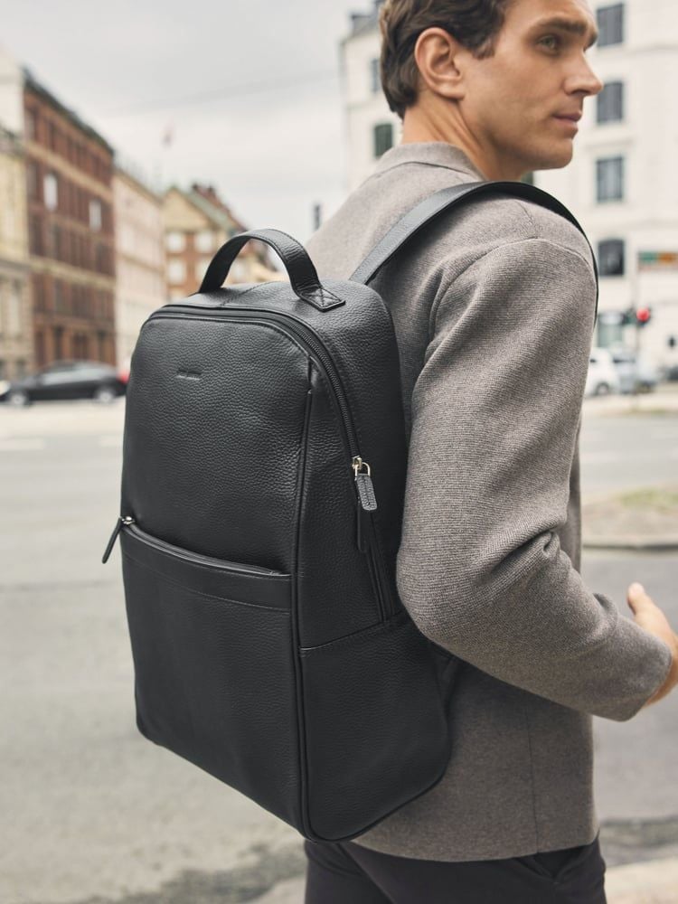 Brown Backpack - Leather - Buy online | John Henric