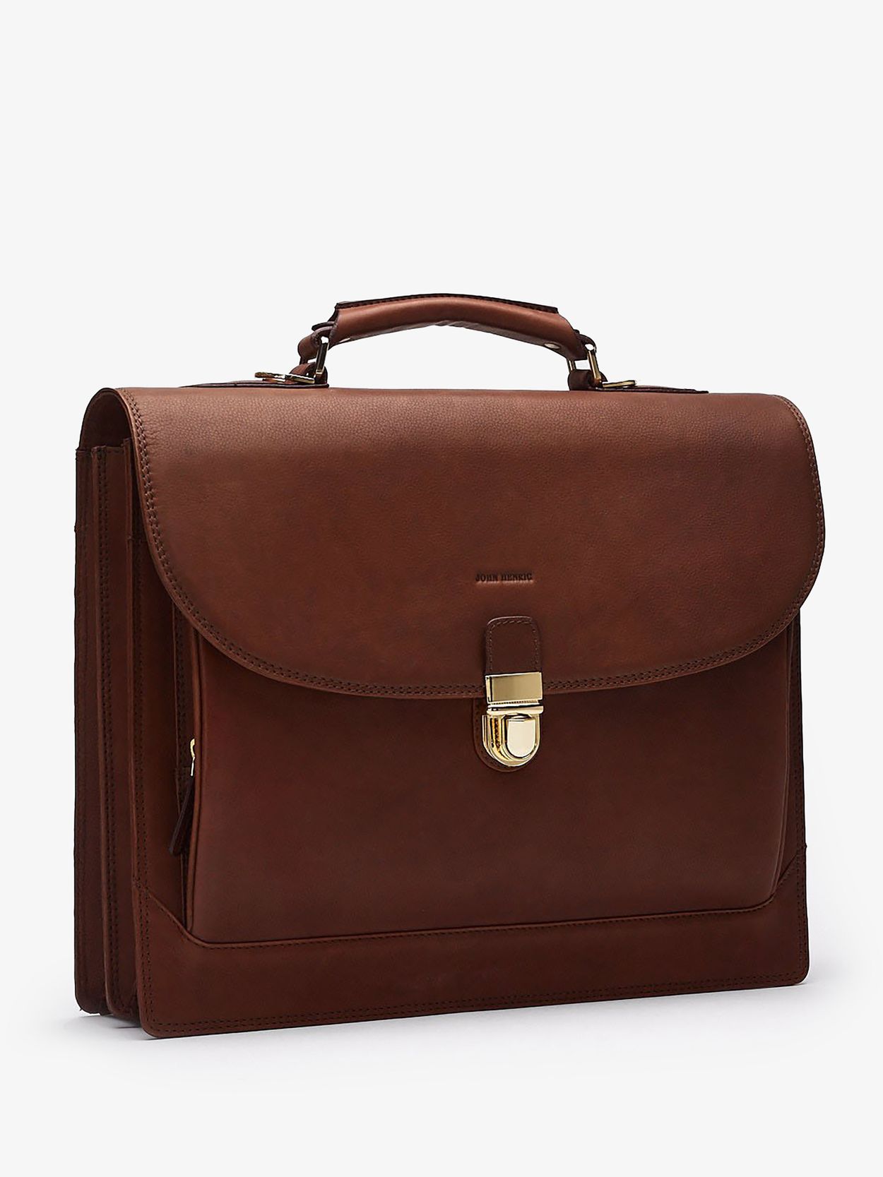 Chestnut Briefcase Verona