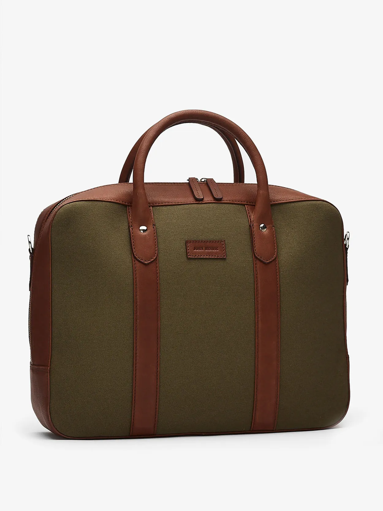 Green canvas laptop outlet bag