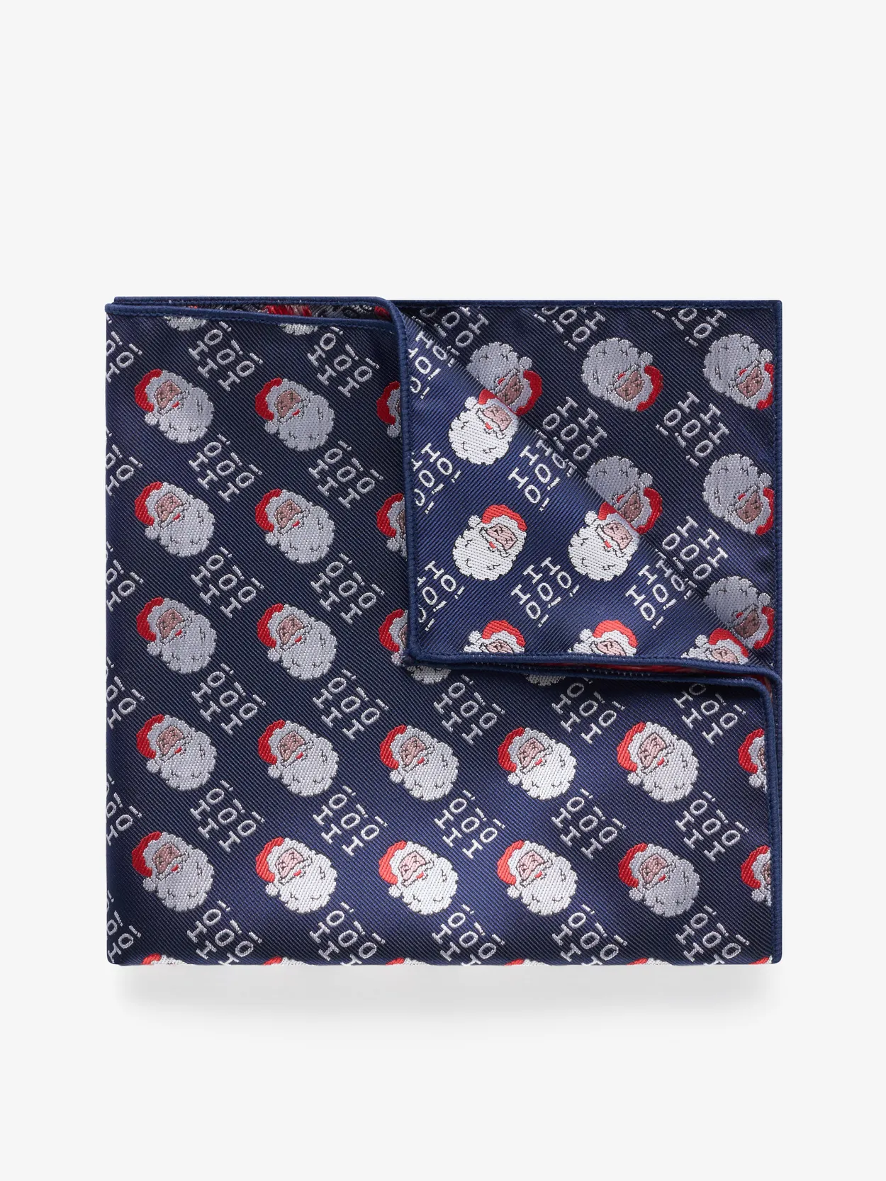 Blue Christmas Pocket Square