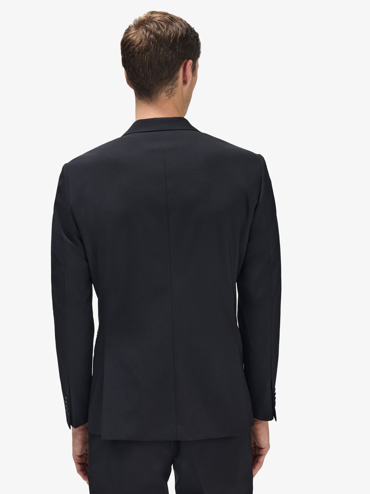 Image number 6 for product Black Suit Stretch Wool Mix