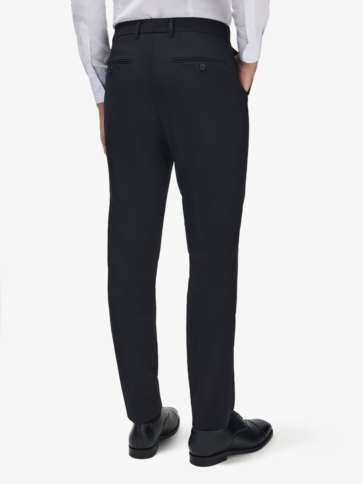 Image number 8 for product Black Suit Stretch Wool Mix