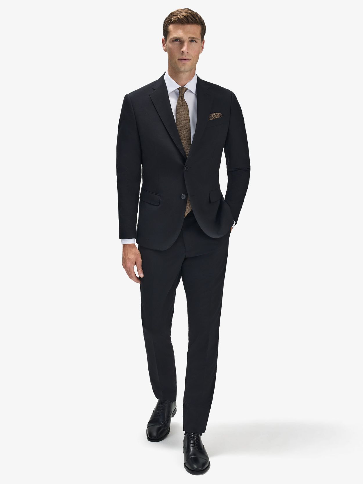 Image number 2 for product Black Suit Stretch Wool Mix