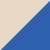 Beige & Blau
